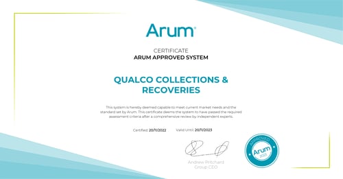 QUALCO renews its Arum Approved System accreditation in 2023