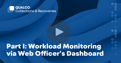 Maximise case and process management effectiveness by utilising the Dashboard's features in QUALCO Collections & Recoveries (QCR)