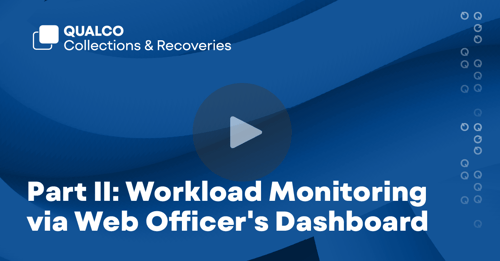 Efficiently manage collections and processes with the Dashboard's Notifications cards in QUALCO Collections & Recoveries (QCR)