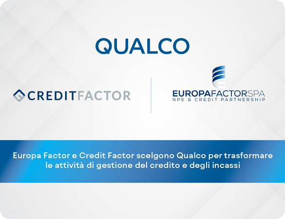 QUALCO x EUROPA & CREDIT FACTOR partnership 2023 [IT] 585x450