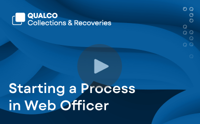 STARTING A PROCESS IN WEB OFFICER
