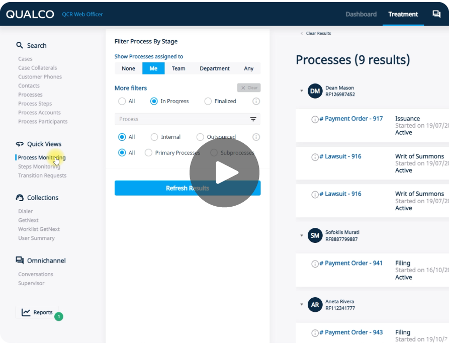 Video 17 QCR LOCATE PROCESS INFORMATION