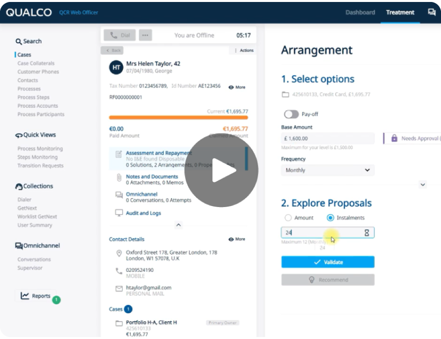 Video 3 QCR ADVANCED ARRANGEMENT FEATURES