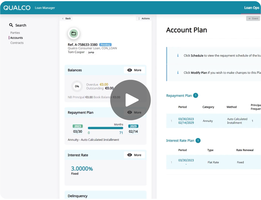 Video 5 ADD ACCOUNT REPAYMENT PLANS